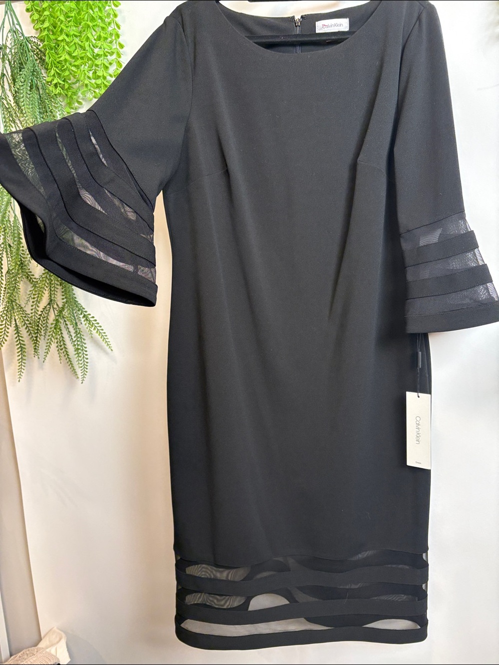 Calvin Klein black dress. NWT . Exquisite. Size 14.